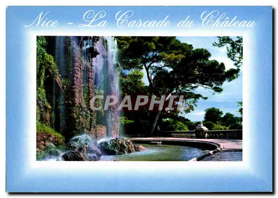 CPM Cote d'Azur French Riviera Nice Alpes Maritimes la Cascade du Chateau 