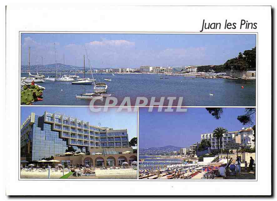 CPM Juan les Pins Alpes Maritimes Les Plages 