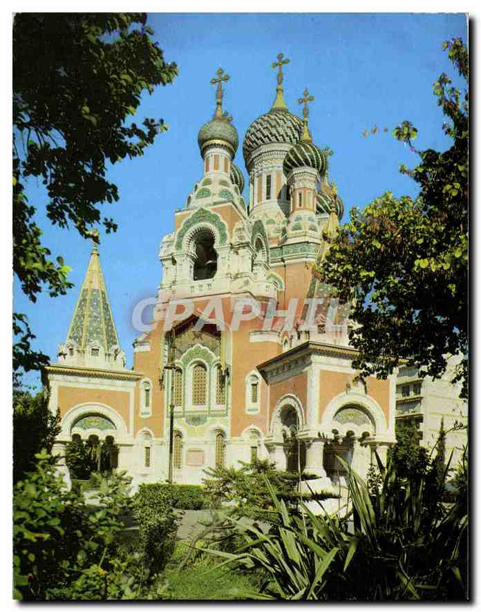 CPM Cathedrale Orthodoxe Russe de Nice Construit de 1903 a 1913 
