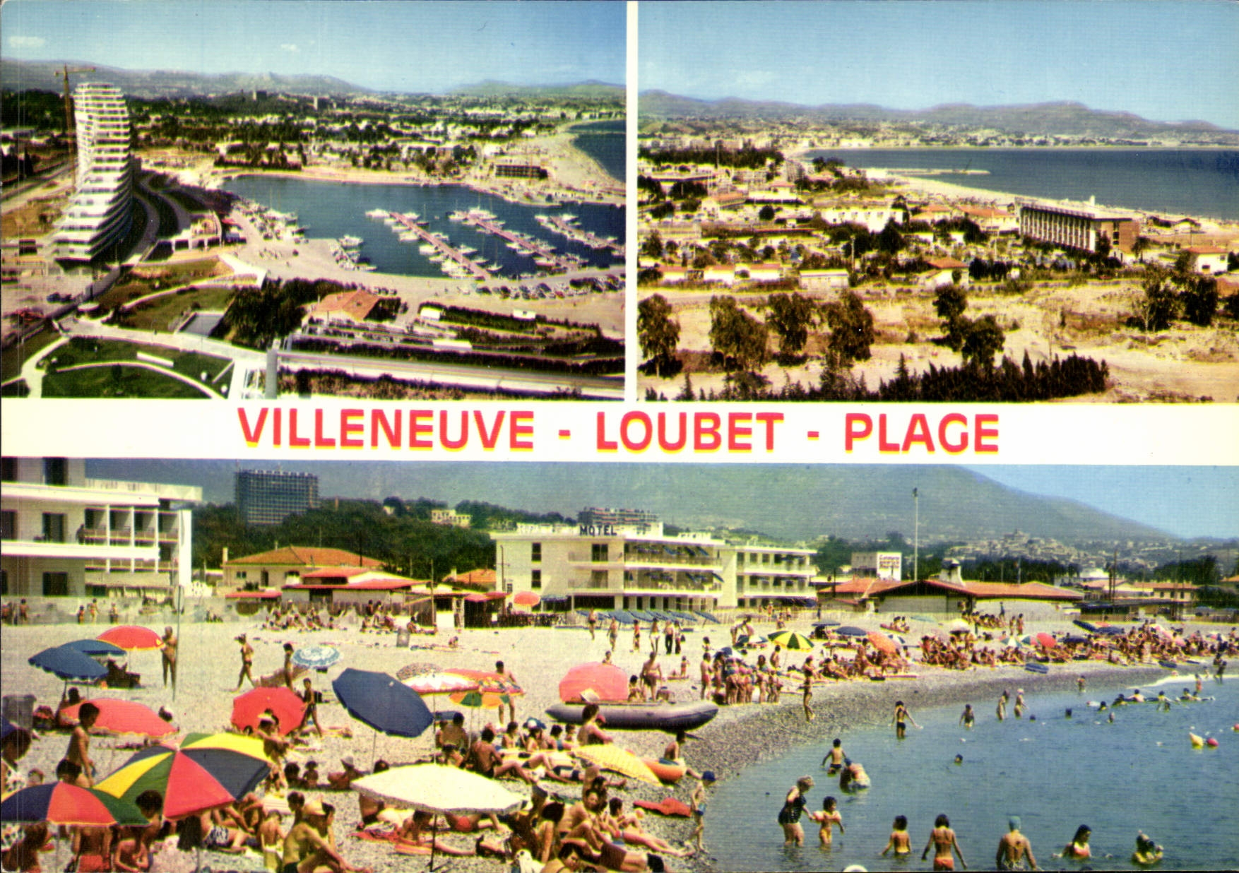 CPM La Cote d'Azur Villeneuve Loubet Plage 