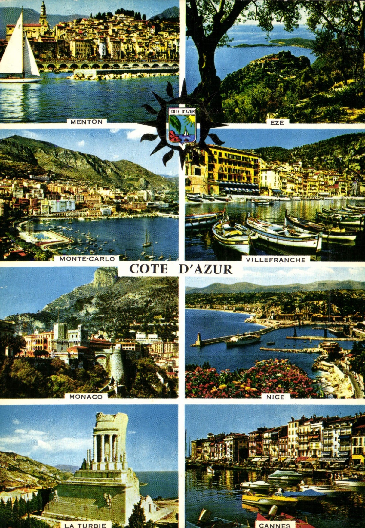 CPM Les merveilleux sites de la Cote d'Azur 