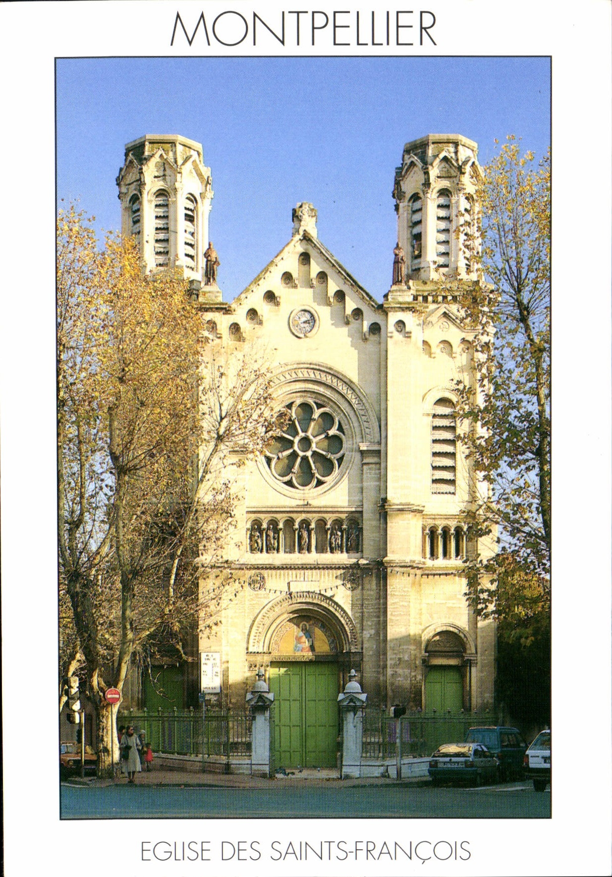 CPM Montpellier Herault l'Eglise des Saints Francois XIXeme siecle