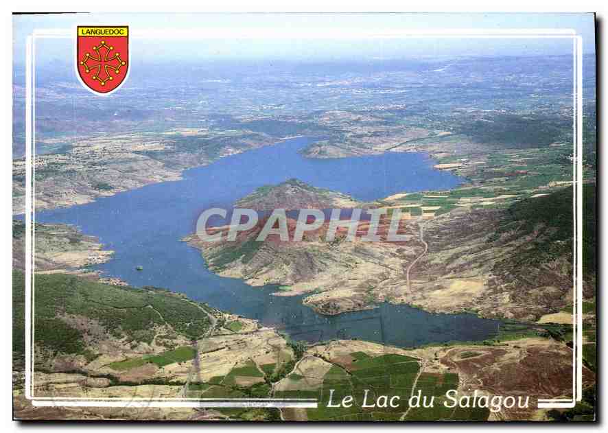 CPM Le Lac du Salagou Herault vue aerienne du lac 
