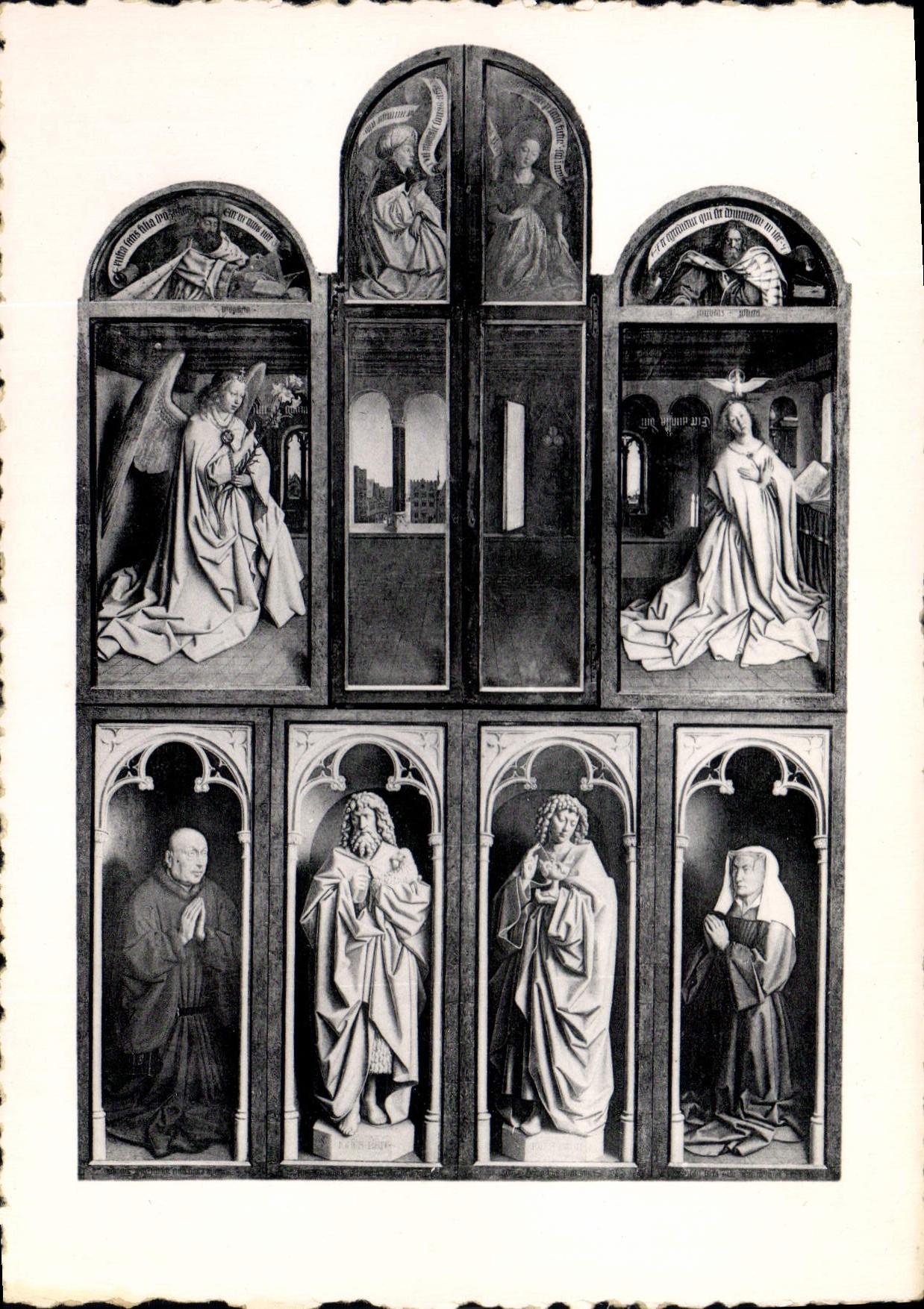 Gand, Cathédrale Saint-Bavon — L'Agneau Mystique par Hubrecht et Jean Van Eyck — phototill n°26