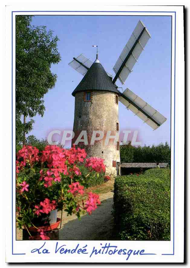 Die malerische Vendée — Mühle von Châteauneuf — Editions Miegeulle d'Eville