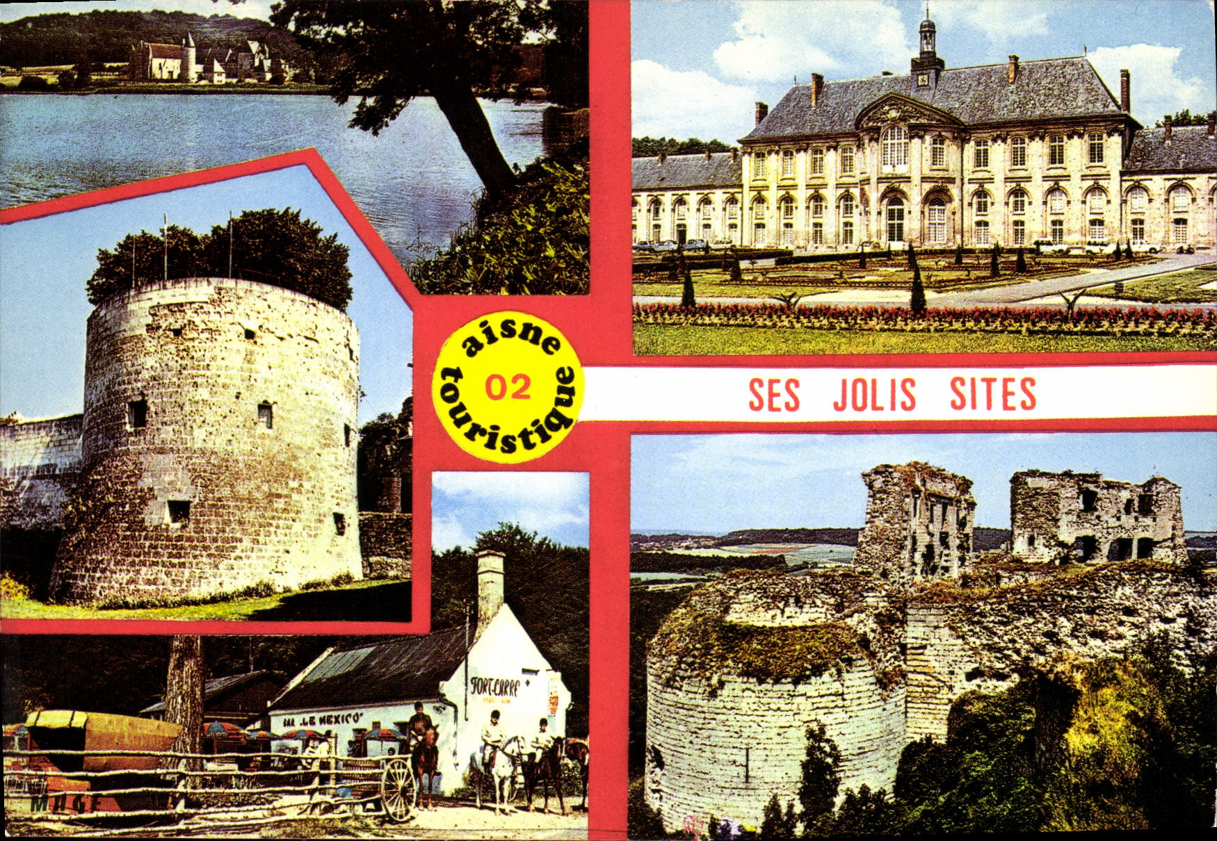 CPM Aisne Touristique le Tortoir de Saint Nicolas aux Bois l'Abbaye de Premontre 