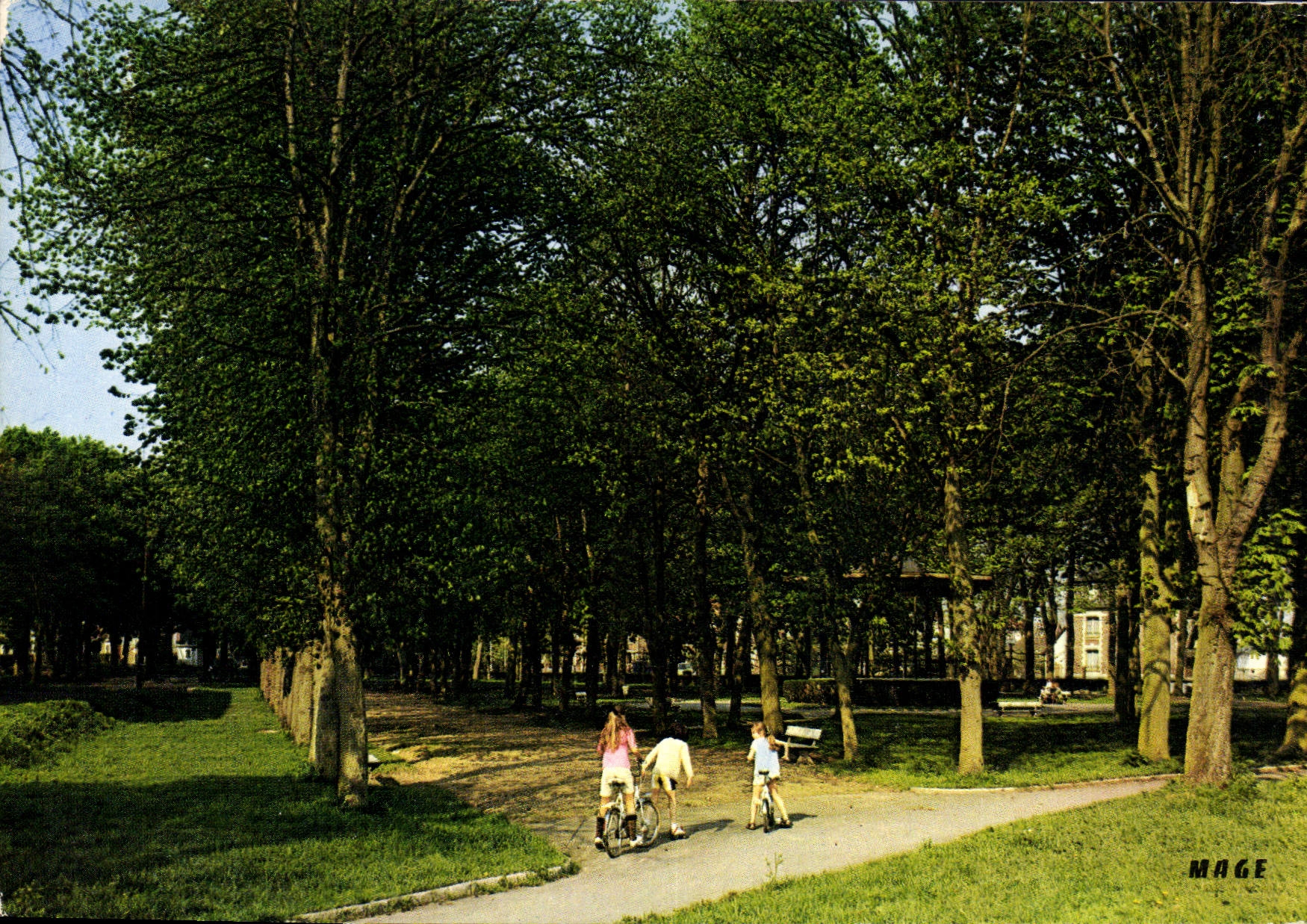 CPM La Fere Aisne Les Promenades 
