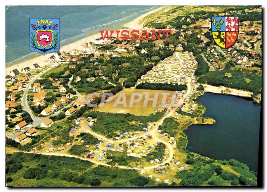CPM Wissant vue generale la plage et les Campings 