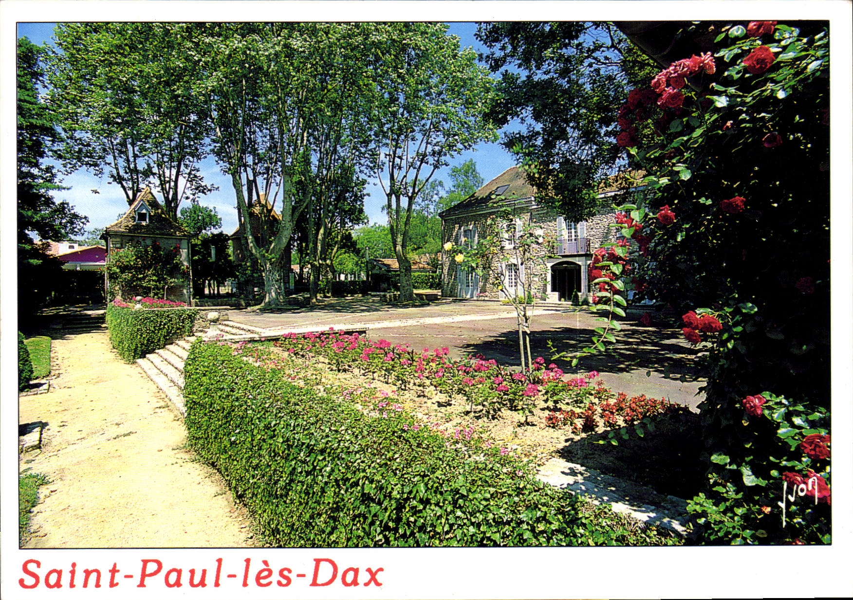 CPM Couleurs et lumiere de france Saint Paul les Dax Landes la mairie 