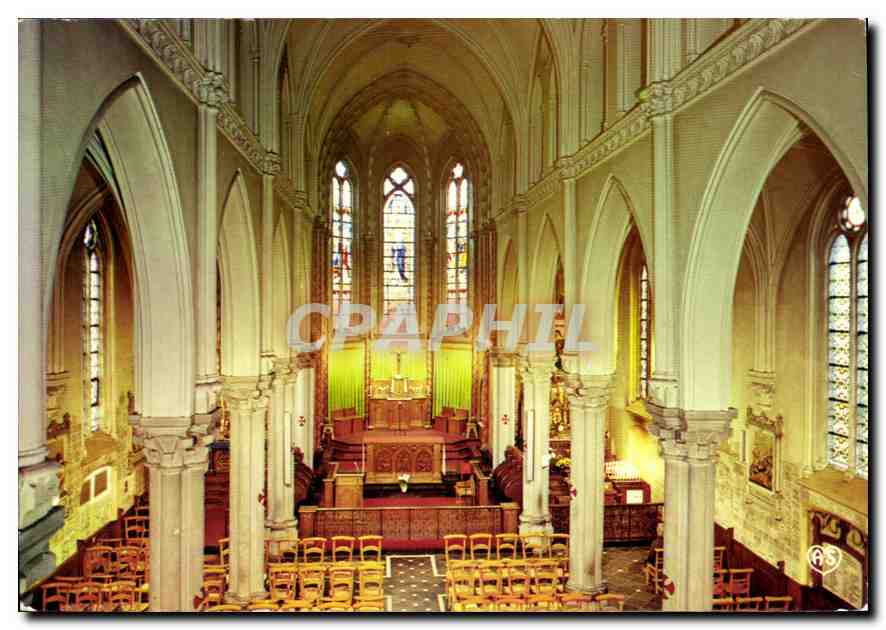 CPM Vendeville Nord Pelerinage Sainte Rita Interieur de l'Eglise 