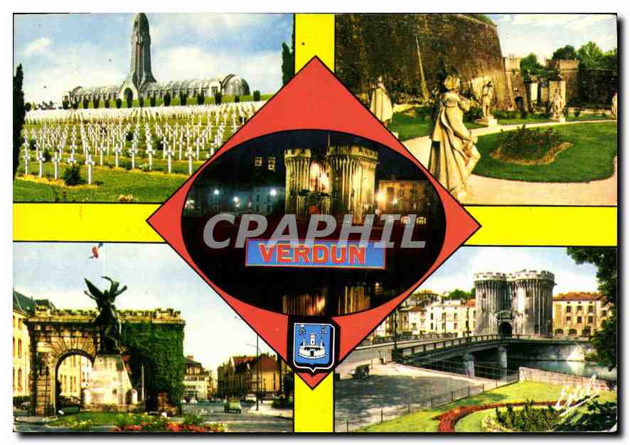 Verdun — vue panoramique — CPAPHIL