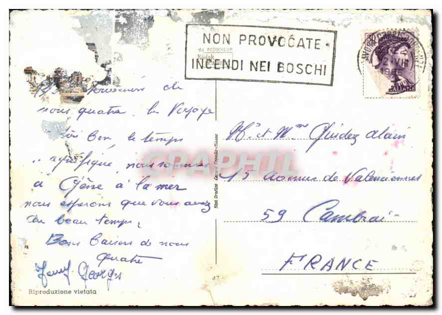 CPM Italie — Rückseite