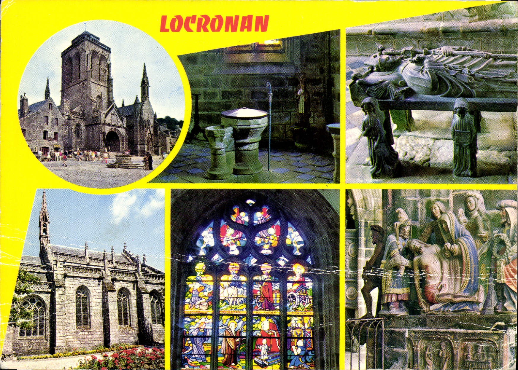 Locronan — Église et intérieur — Éditions d'Art 'Jack'