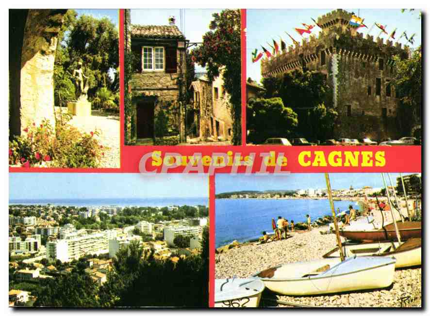 CPM La Cote d'Azur inoubliable Haut de Cagnes 