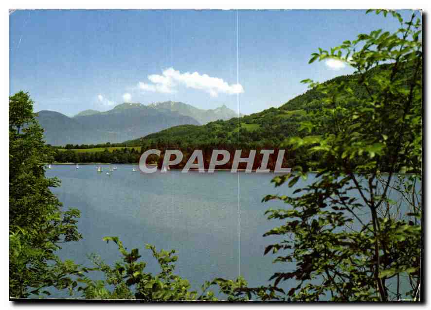 Le grand lac de Laffrey — Route Napoléon et chaîne de Belledonne — Éditions Les Alpes touristiques