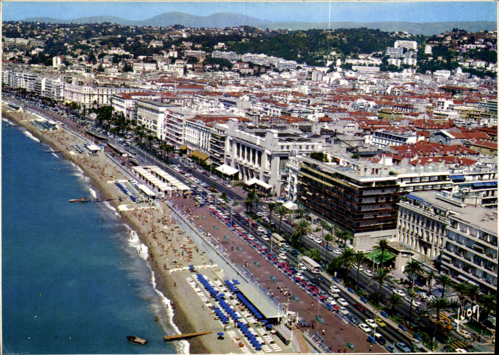 CPM Couleurs et Lumiere de France La Cote d'Azur miracle de la nature Nice Alpes Maritimes Vue gener