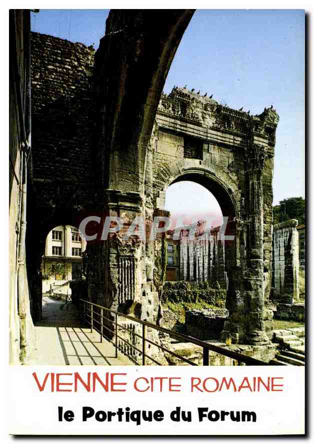 CPM Vienne sur le Rhone Isere Ruine sdu Portique Romain du Forum 