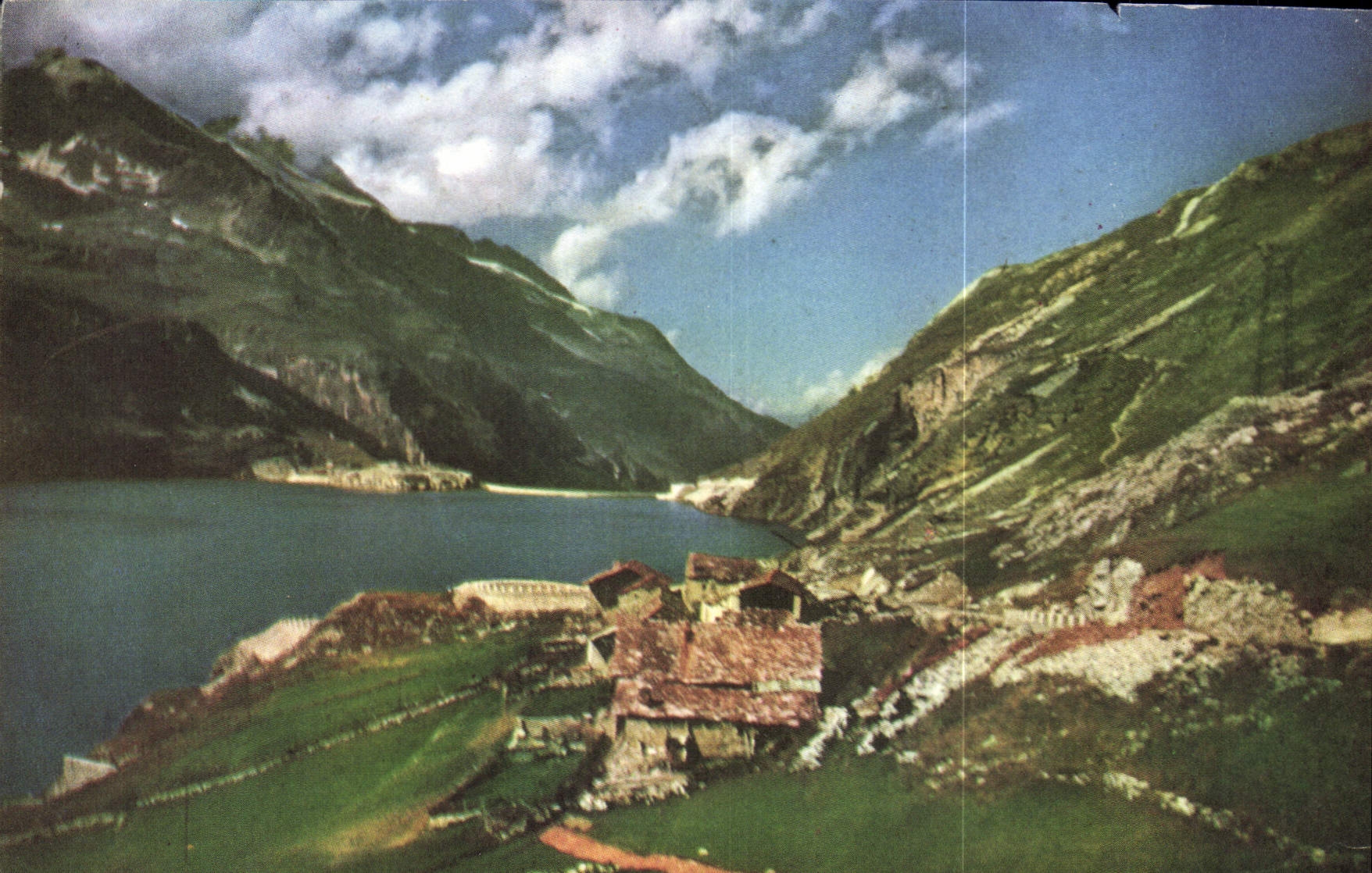 CPM le lac du barrage de Tignes Vallee de l'Isere 