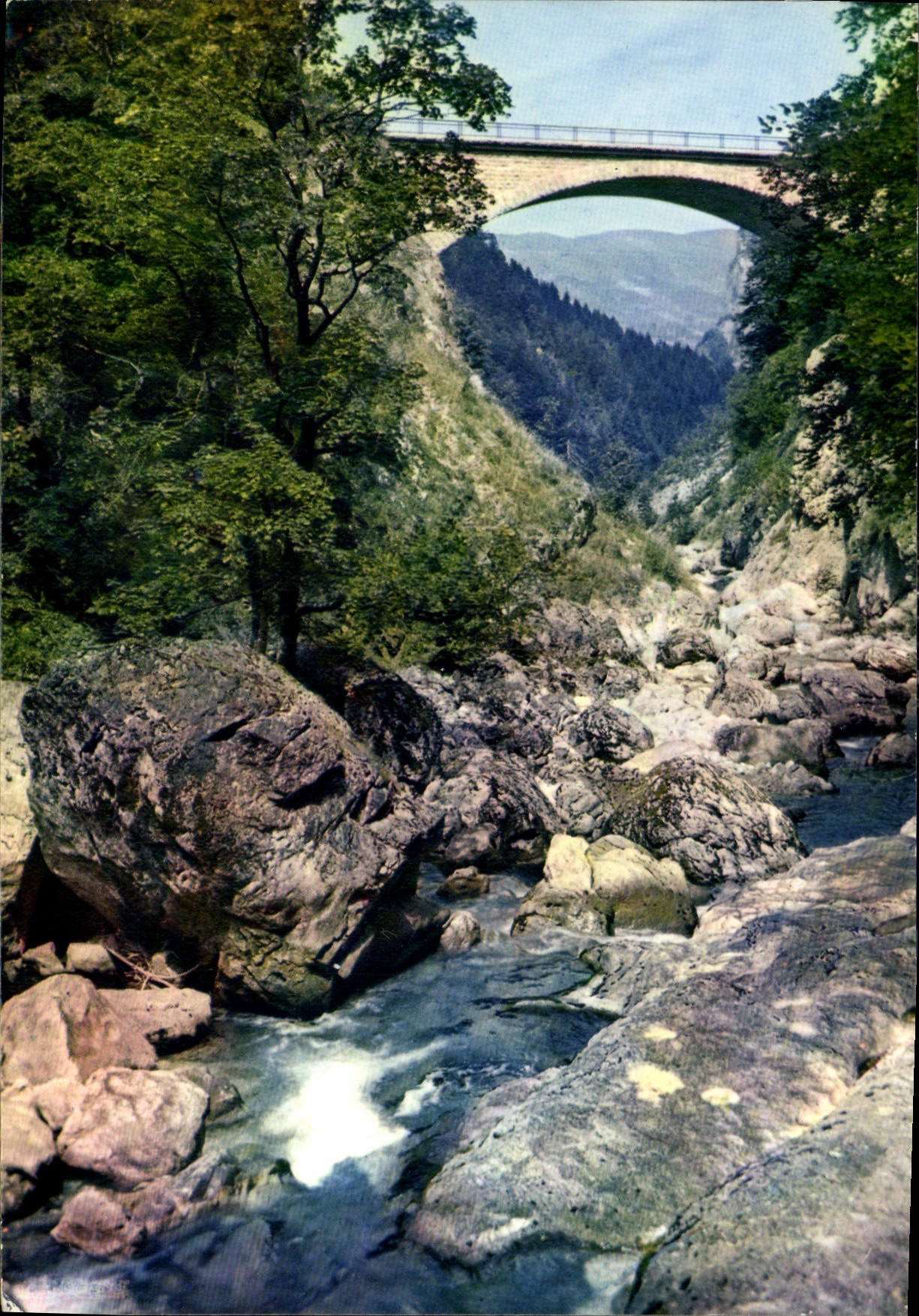CPM Gorges de la Bourne Pont de la Goule Noire 
