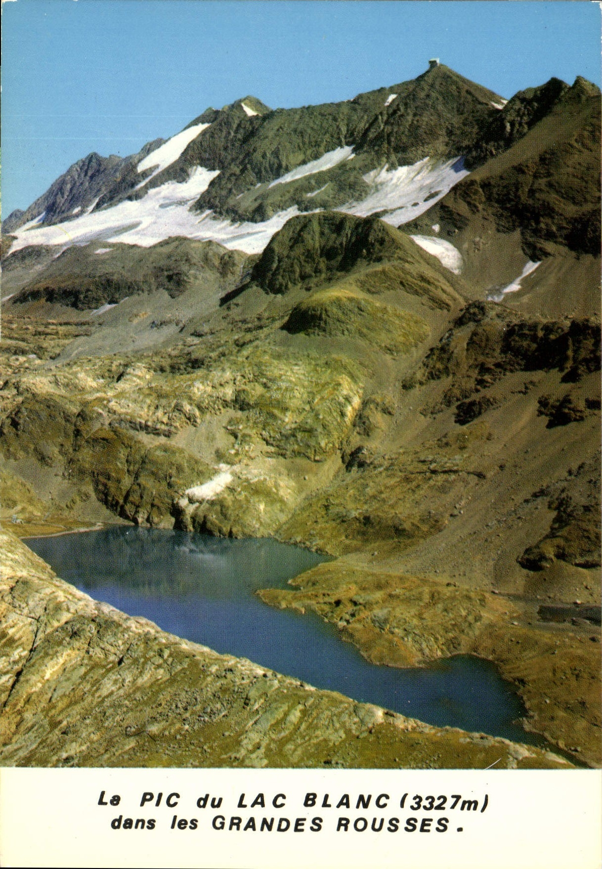 Le PIC du LAC BLANC (3327m) dans les GRANDES ROUSSES — Édition ADIA, n° 1.29611