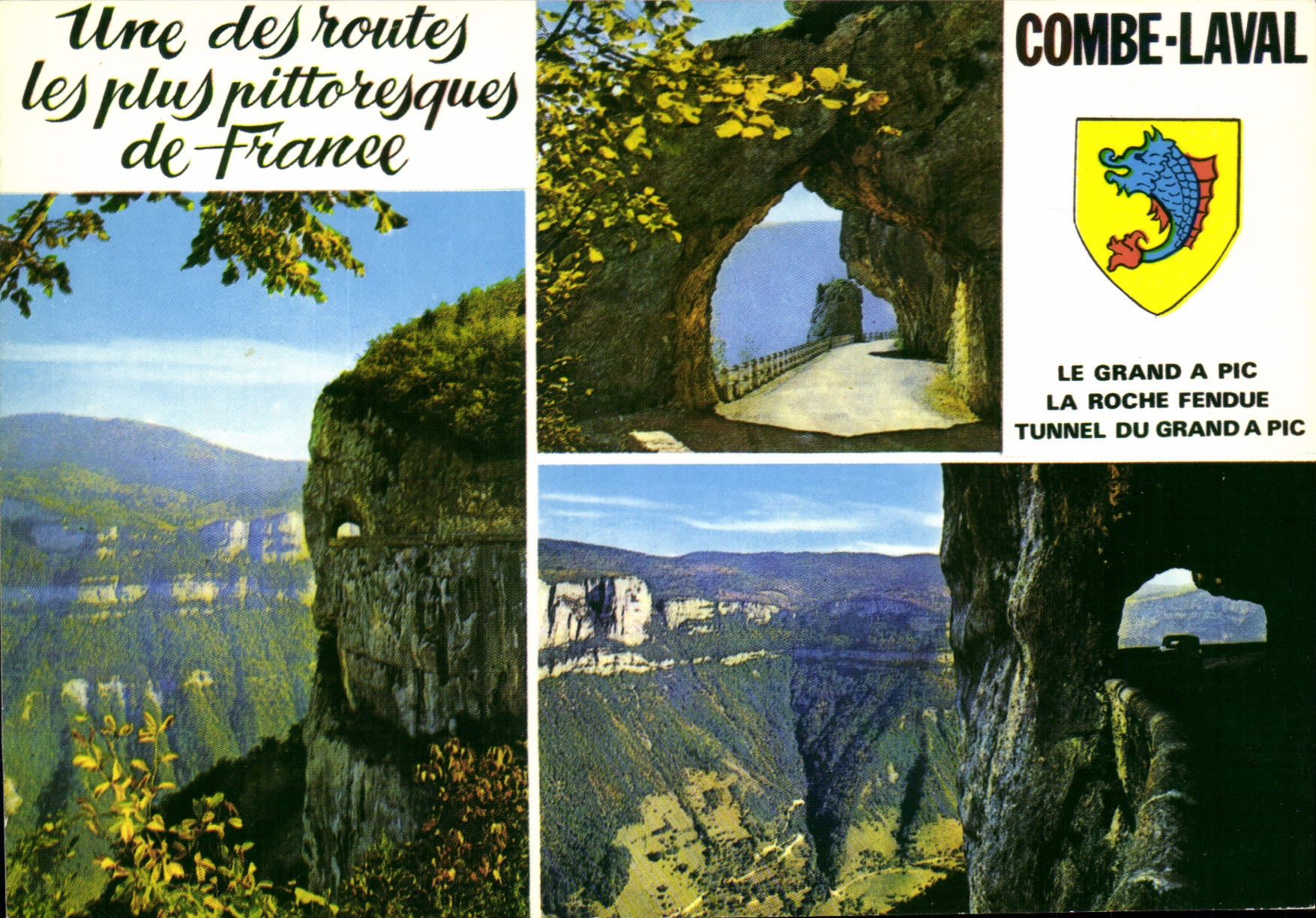CPM Les Alpes touristiques le Royans Route de Combe Laval 