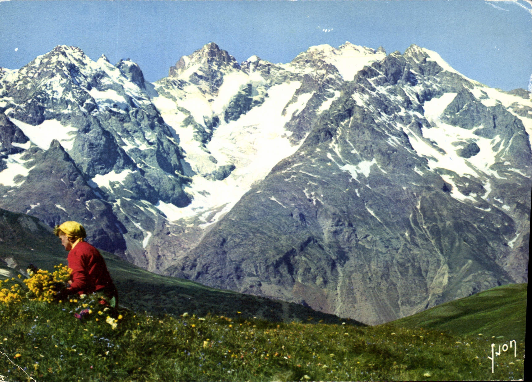 CPM Couleurs et Lumiere de France Col du Lautaret glacier de l'Homme 
