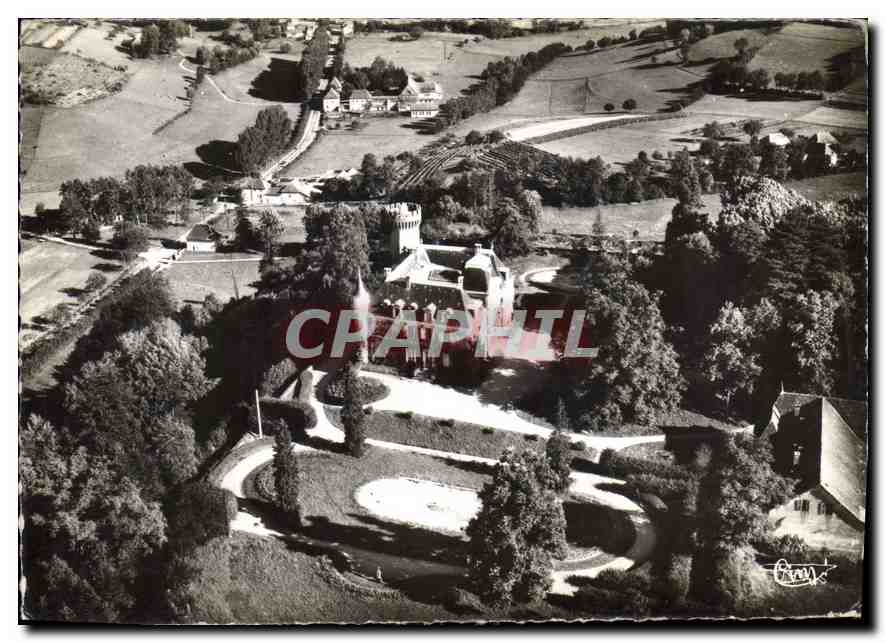Favergeres-de-la-Tour (Isère) — Vue aérienne du château — Éditeur CIM*