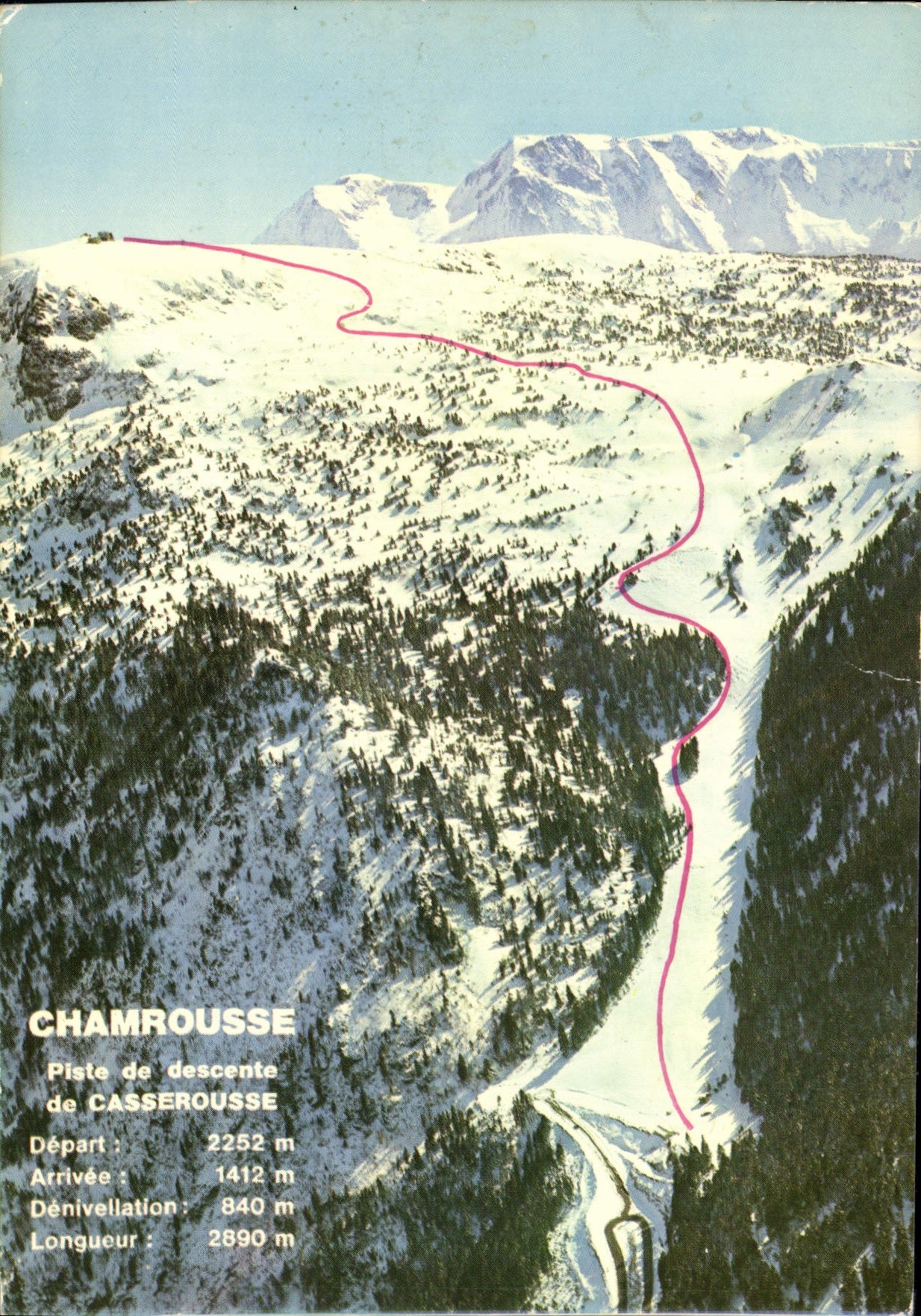 CPM Chambrousse Isere Descente Hommes des xes Jeux Olympiques d'Hiver Grenoble 