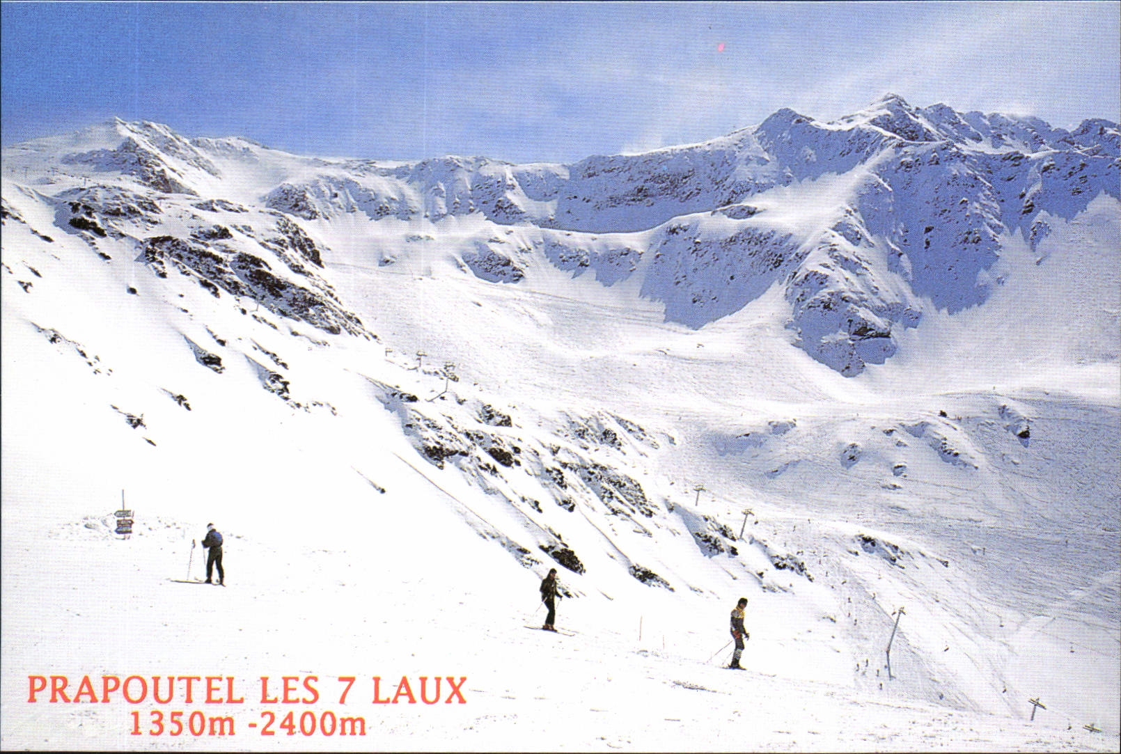 PRAPOUTEL LES 7 LAUX — station de ski — Éditions Flash'Cartes