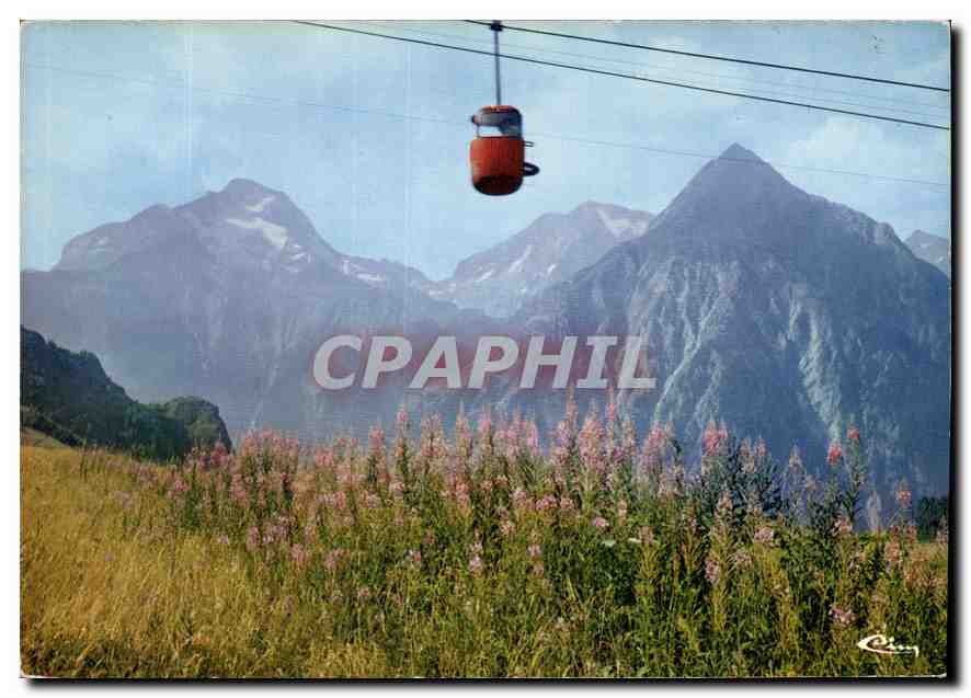 Les Deux-Alpes — Vue du téléphérique — Imprimerie Cimchrome