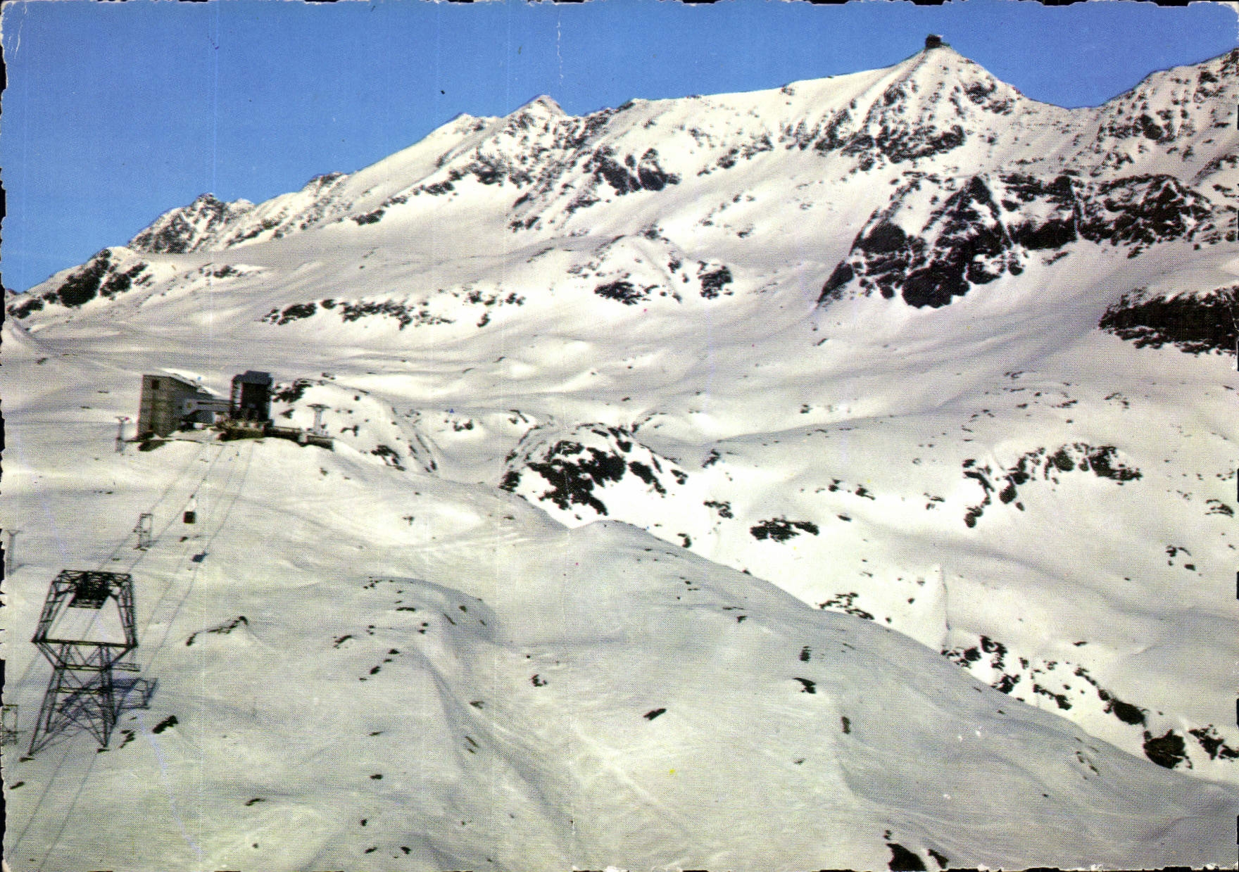 CPM L'Alpe d'Huez Isere le teleferique des Rousses les deuxieme et troisieme troncons et la chaine d