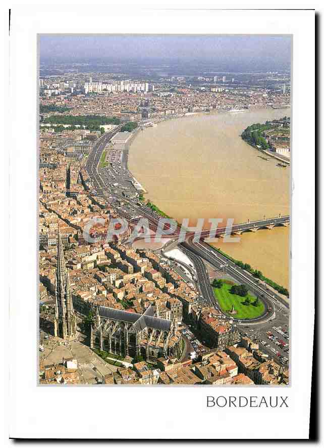 CPM Bordeaux Gironde Quartier Saint Michel et les quais 