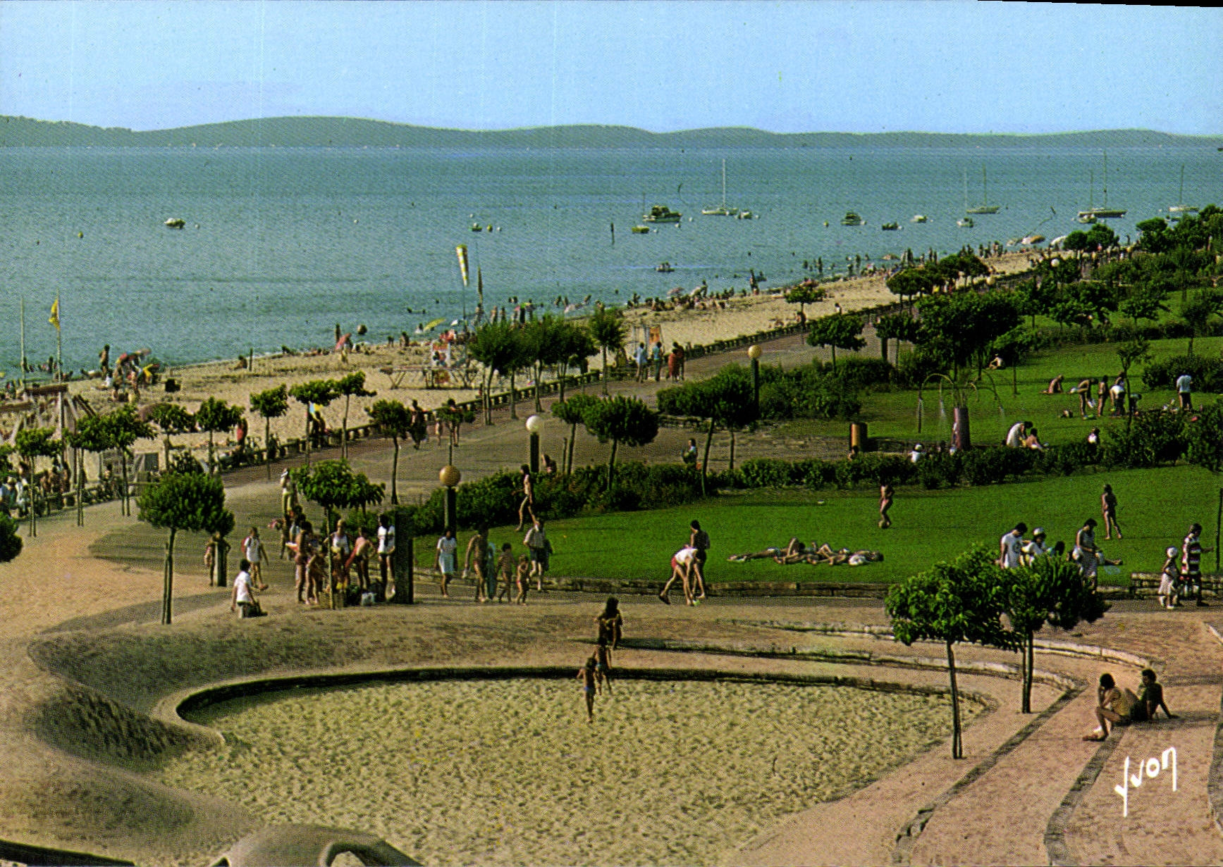 Bassin d'Arcachon — Plage et ville — Éditions d'Art Lyon