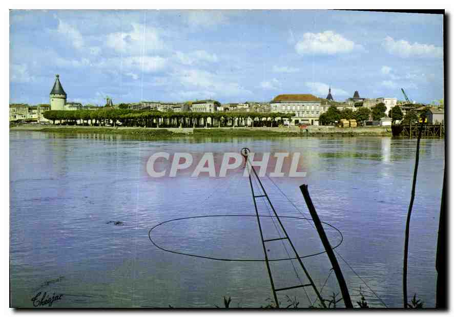Libourne (Gironde) — Les Quais de l'Isle et la Tour du Grand Port — Éditions Théojar