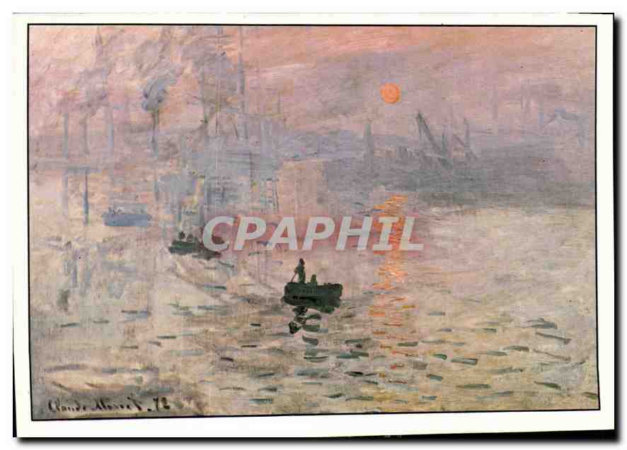 CPM Monet Claude Impression Soleil levant 
