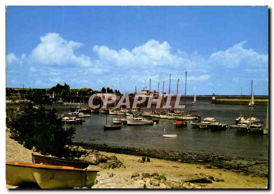 CPM Le Verdon Pointe de Grave Gironde le port avec a quai le Cote d'Argent effectuant la traversee p