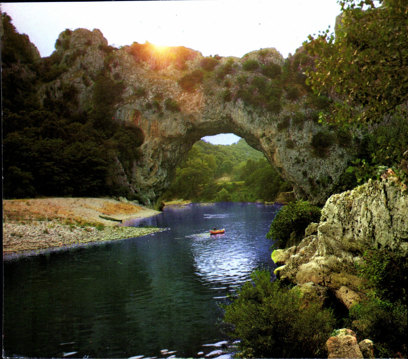 Brücke von Arc — Schluchten der Ardèche — Edition S.P. Pellard
