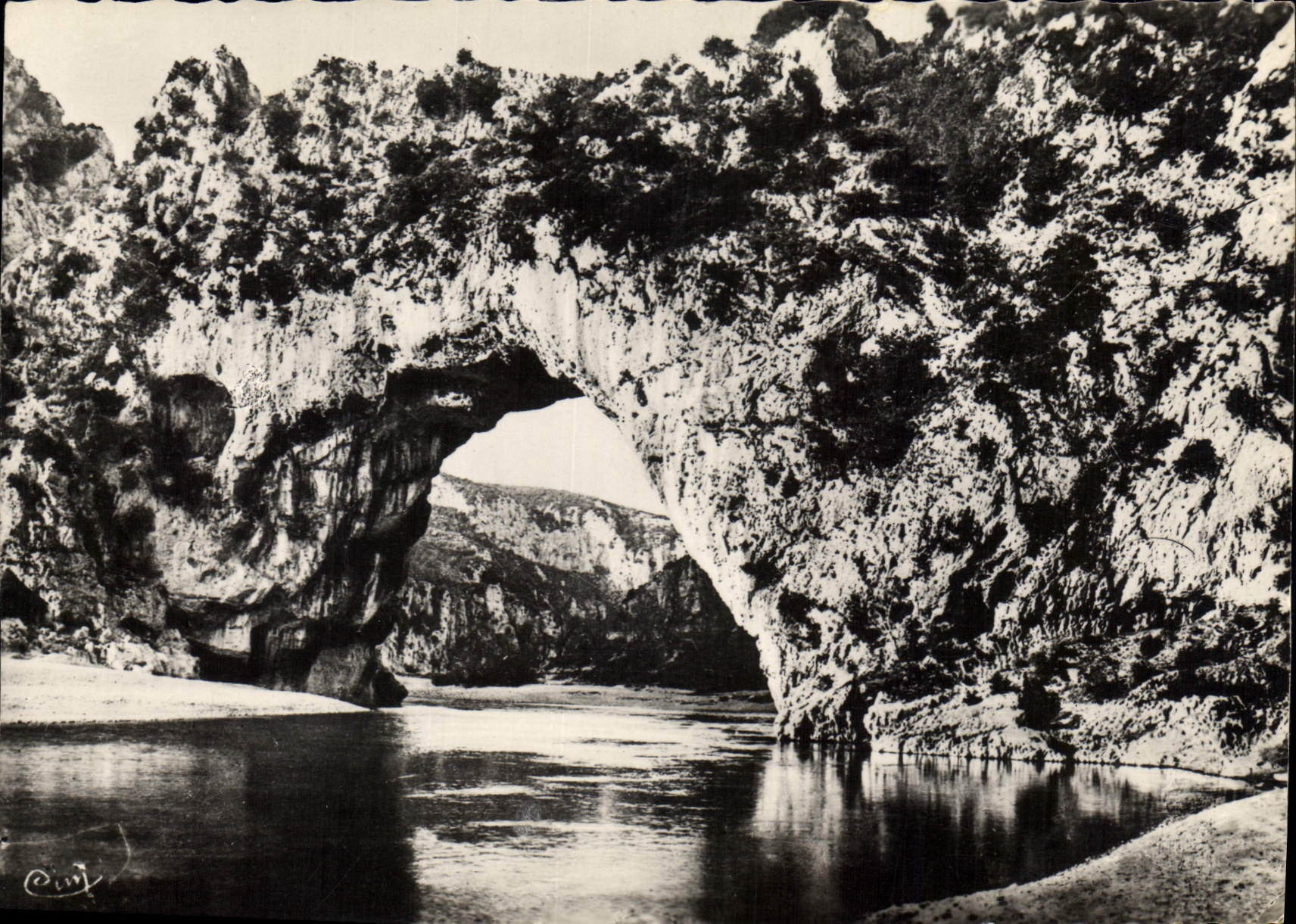 Vallon (Ardèche) — Le Pont d'Arc — Comité Phot. Bécon