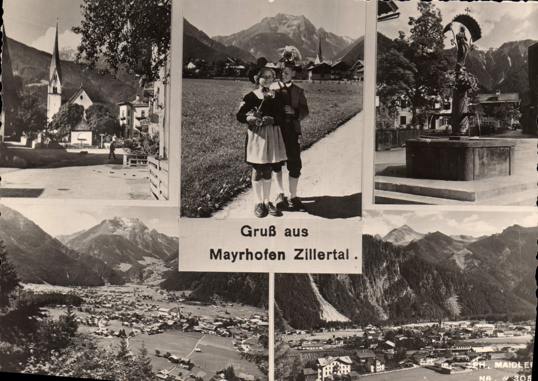 CPM Gruss aus Maryhofen Zillertal 