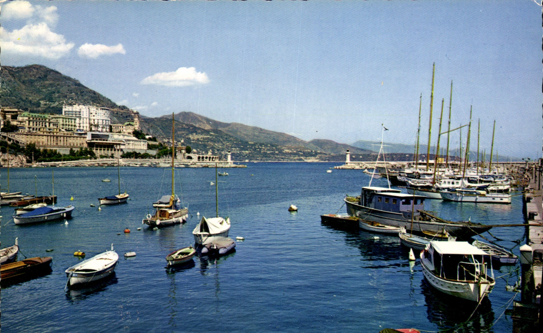 Port, à droite, le Casino et l'Hôtel de Paris — Monaco — Éditions 'La Côte d'Azur'