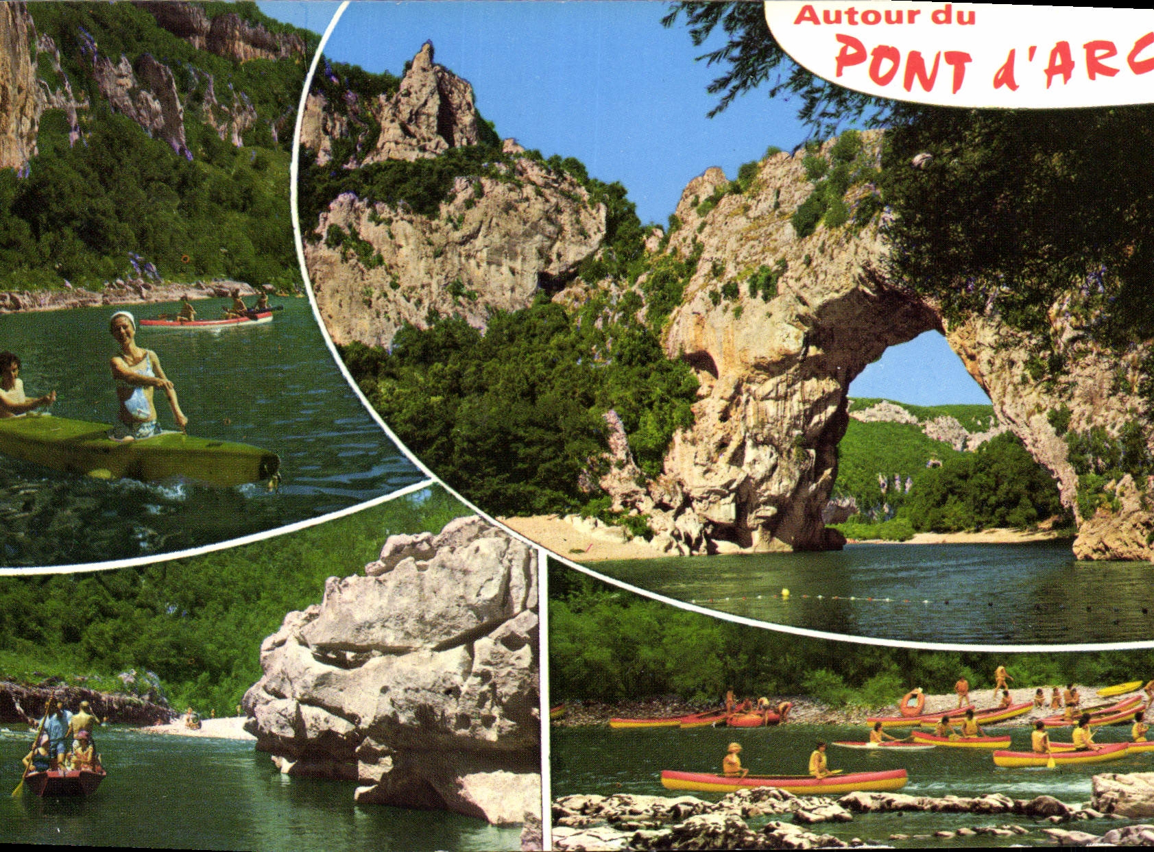 Um den Pont d'Arc — Schluchten der Ardèche — Verlag: Imprimerie de France