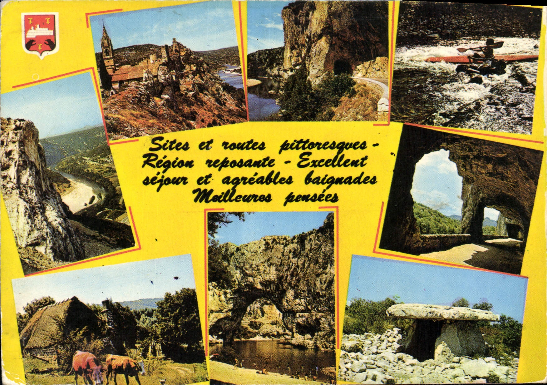 CPM En Parcourant les Canyons de l'Ardeche 