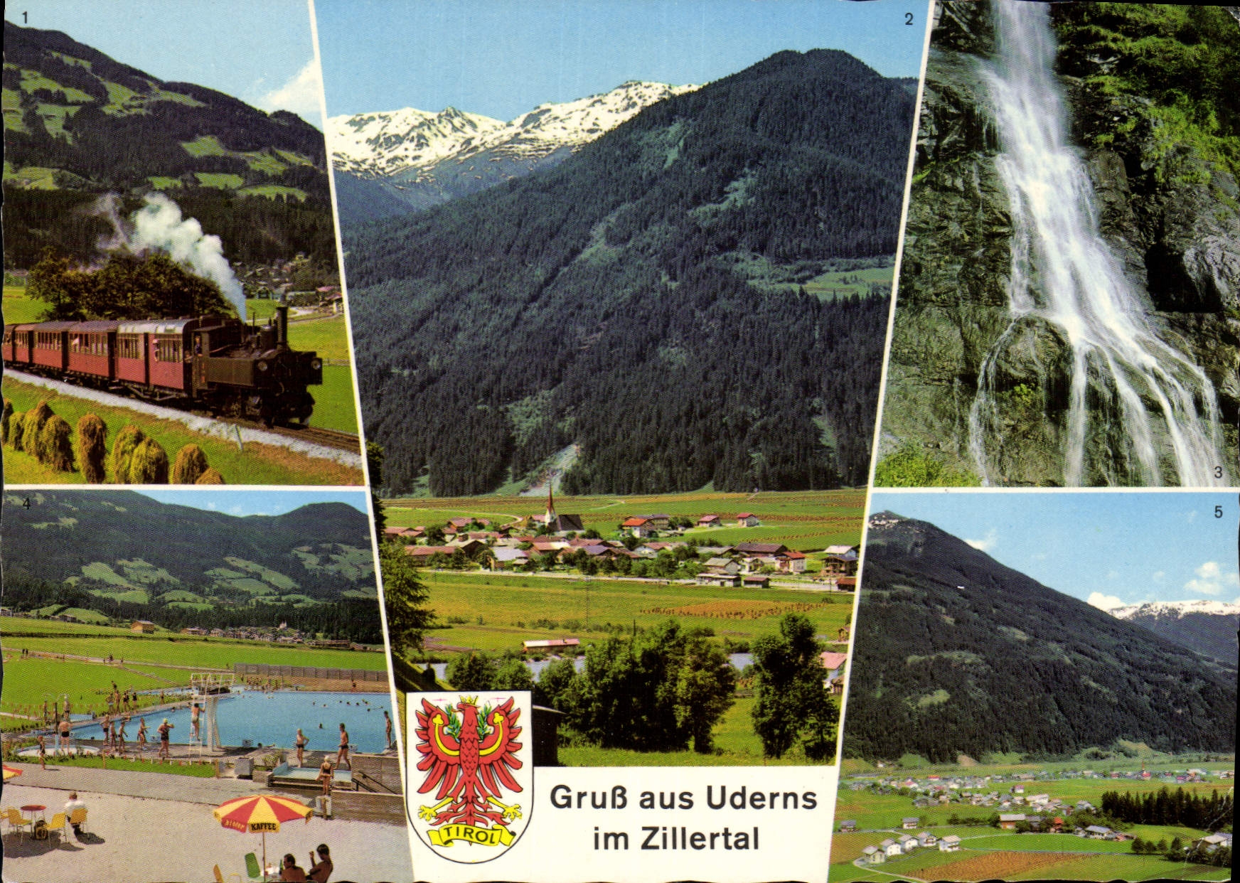 CPM Gruss aus Uderns im Zillertal 