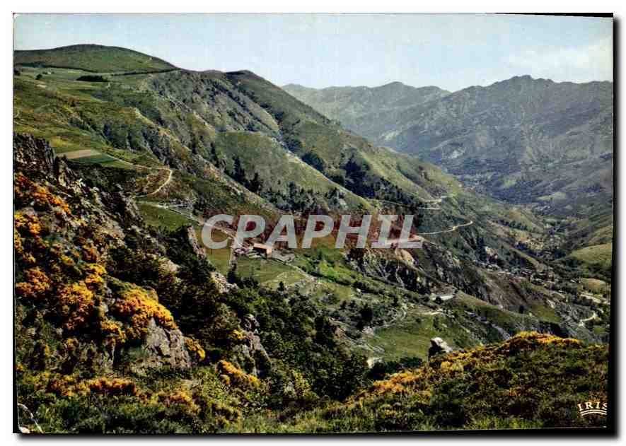 La Vallée de l'Ardèche — La route de Vals-les-Bains à Peyrebeille — Compagnie des Arts Photomécaniques