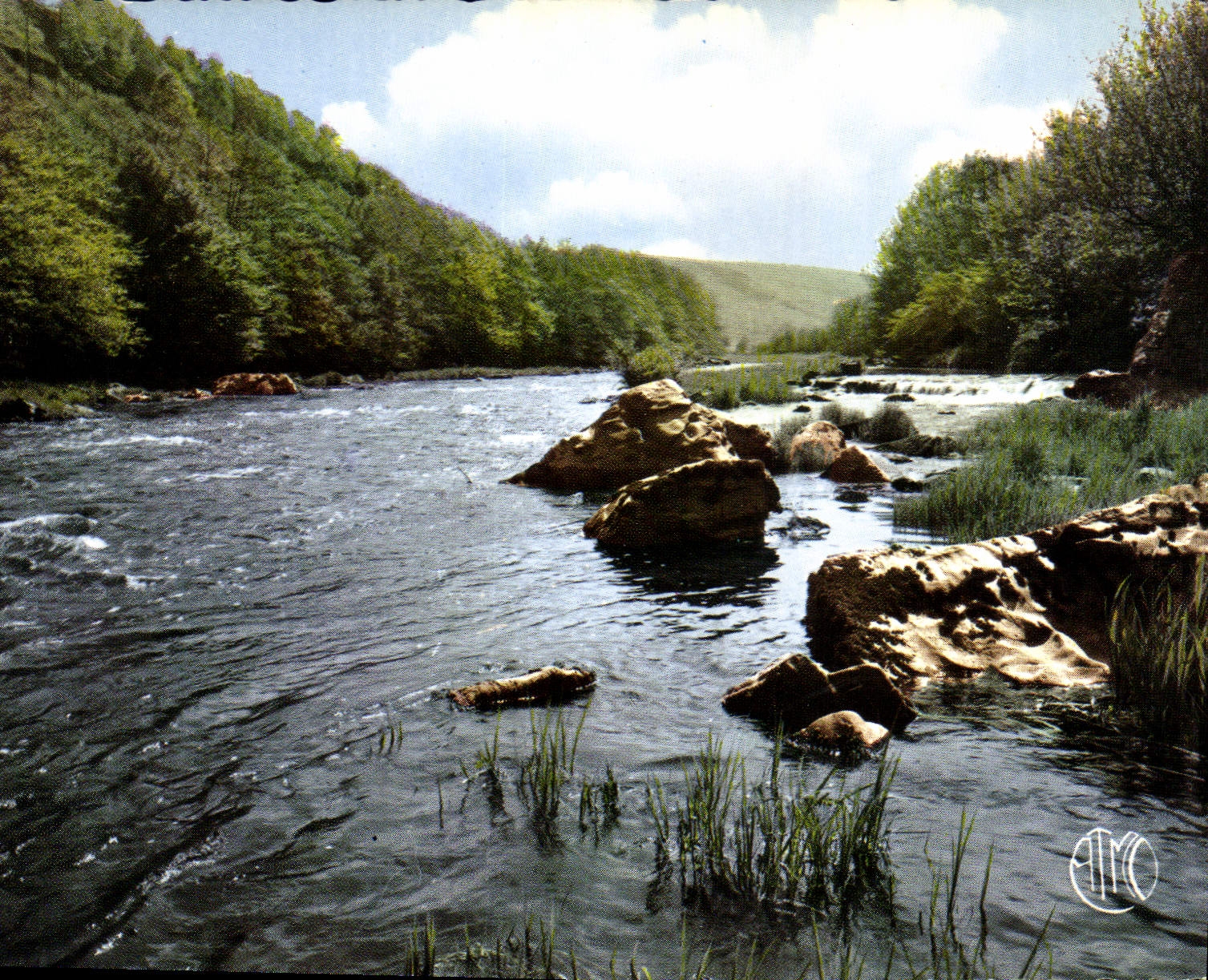 CPM Les Ardennes Francaises La Vallee de la Semoy Montherme Les rapides de Phades 
