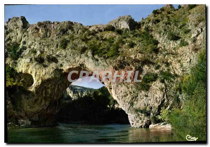 Natürlicher Brücke über die Ardeche — Vallon-Pont-d'Arc (07) — Drucker CIM