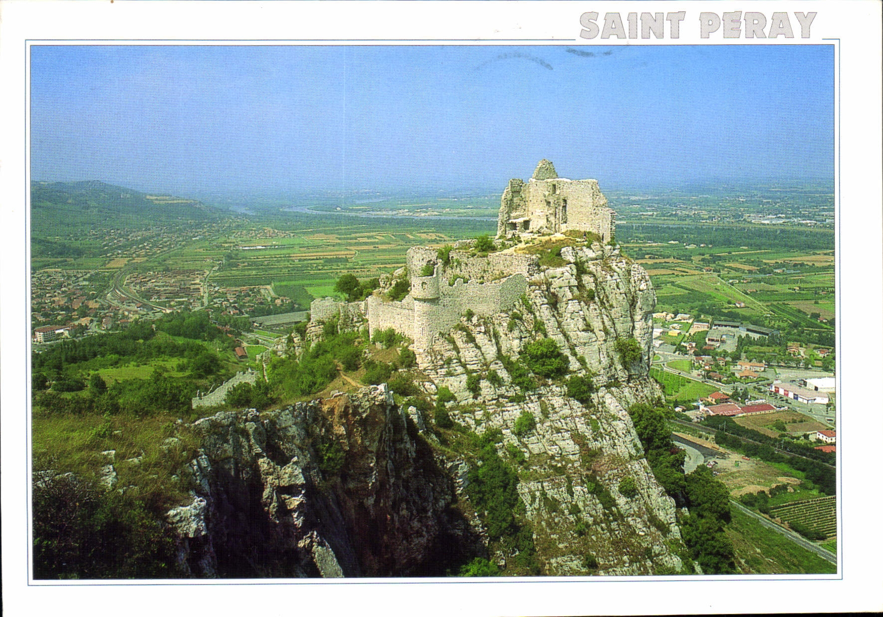 Saint Péray — Les ruines du Château de Crussol — Images de France, Ardèche