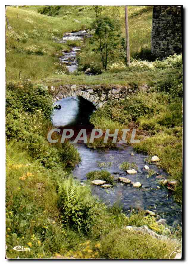 Pont sur la rivière — Ardeche — Éditeur L'Ardeche Touristique