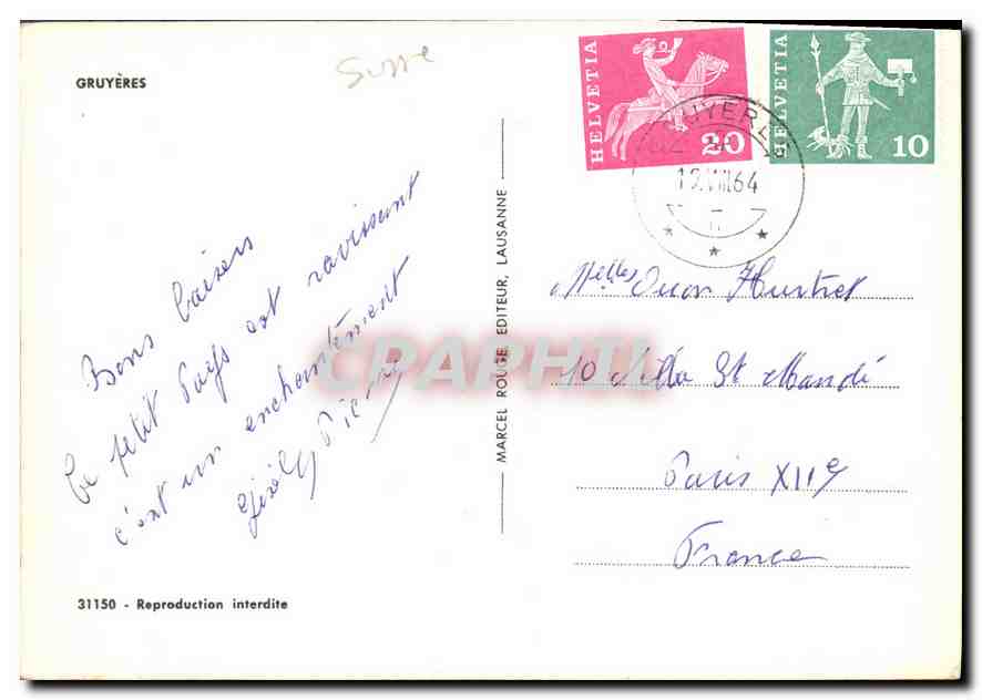 CPM Gruyeres  — Verso