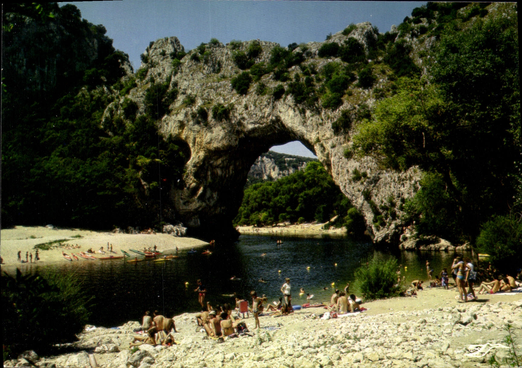 CPM Gorges de l'Ardeche Le Pont d'Arc merveille naturelle 